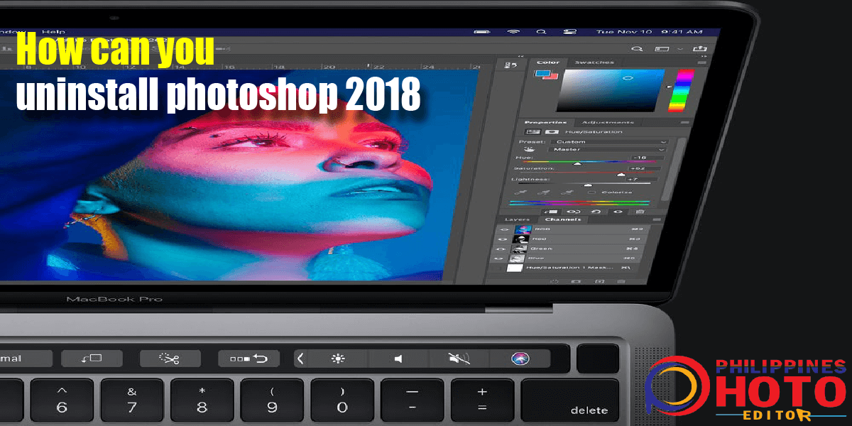 uninstall photoshop 2018